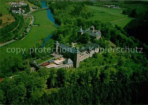 AK / Ansichtskarte Attendorn Burg Schnellenberg Fliegeraufnahme Kat. Attendorn