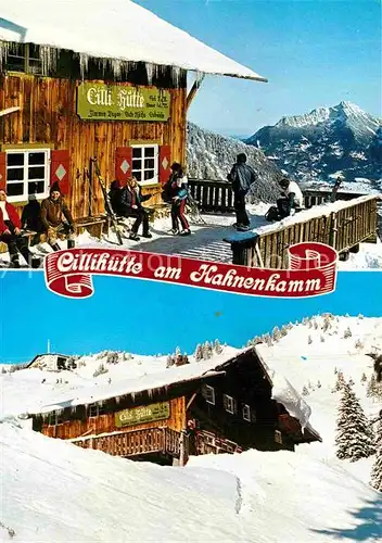 AK / Ansichtskarte Hoefen Tirol Cillihuette am Hahnenkamm Kat. Hoefen Reutte