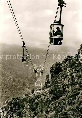 AK / Ansichtskarte Seilbahn Thale Harz  Kat. Bahnen