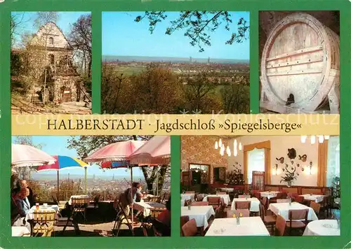 AK / Ansichtskarte Halberstadt Jagdschloss Spiegelsberge  Kat. Halberstadt