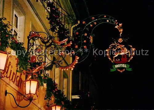 AK / Ansichtskarte Rothenburg Tauber Hotel Goldener Hirsch Kat. Rothenburg ob der Tauber