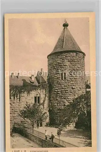 AK / Ansichtskarte Lahr Schwarzwald Storchenturm  Kat. Lahr