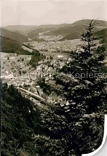 AK / Ansichtskarte Schiltach Blick vom Kirchberg Kat. Schiltach Schwarzwald