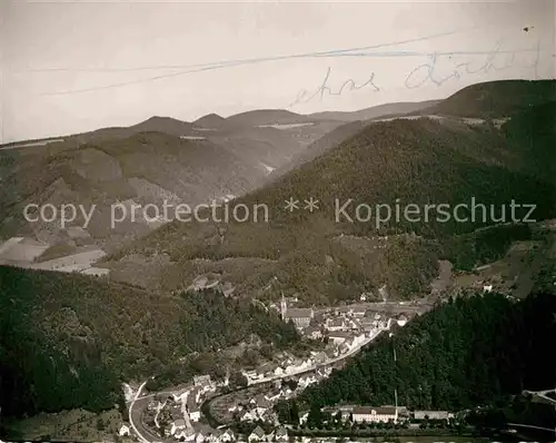 AK / Ansichtskarte Schiltach Fliegeraufnahme Kat. Schiltach Schwarzwald