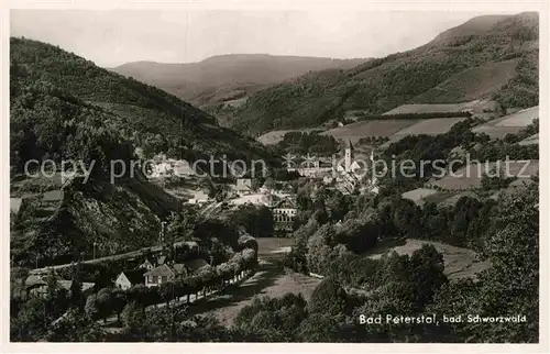 AK / Ansichtskarte Peterstal Griesbach Bad Panorama Kirche Kat. Bad Peterstal Griesbach