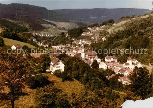 AK / Ansichtskarte Peterstal Griesbach Bad Panorama Kirche Kat. Bad Peterstal Griesbach