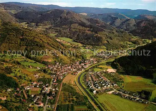 AK / Ansichtskarte Lautenbach Renchtal Fliegeraufnahme Panorama Kat. Lautenbach