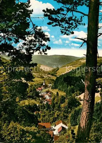 AK / Ansichtskarte Bad Griesbach Schwarzwald  Panorama Kirche Kat. Bad Peterstal Griesbach