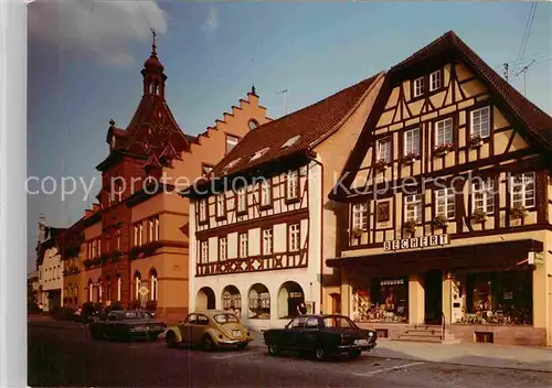 AK / Ansichtskarte Zell Harmersbach Rathaus Ortsansicht Kat. Zell am Harmersbach