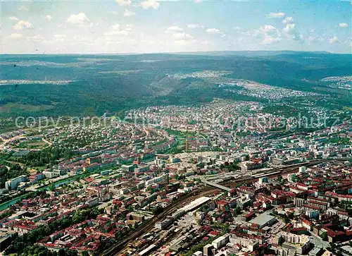 AK / Ansichtskarte Pforzheim Schmuck und Uhrenstadt Dreitaelerstadt Pforte zum Schwarzwald Fliegeraufnahme Kat. Pforzheim