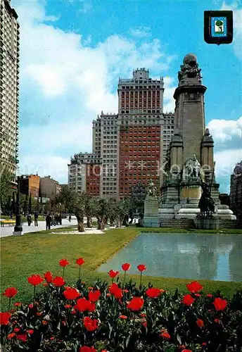 AK / Ansichtskarte Madrid Spain Plaza de Espana Monumento Kat. Madrid