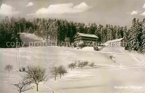 AK / Ansichtskarte Freudenstadt Waldhotel Stokinger Winterpanorama Schwarzwald Kat. Freudenstadt