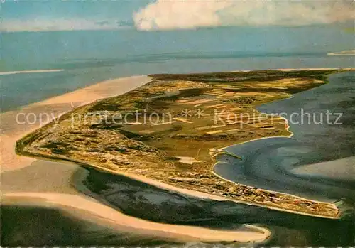 AK / Ansichtskarte Amrum Nordseeinsel Fliegeraufnahme Kat. Nebel