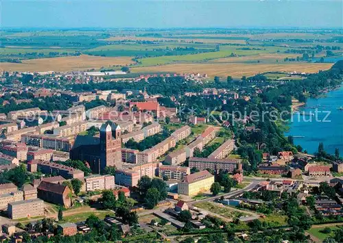 AK / Ansichtskarte Prenzlau Luftaufnahme Sankt Marienkirche Kat. Prenzlau