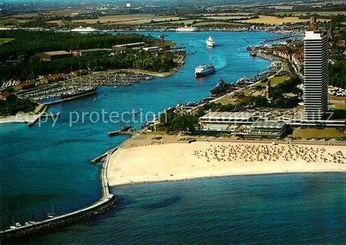 AK / Ansichtskarte Travemuende Ostseebad Luftaufnahme  Kat. Luebeck