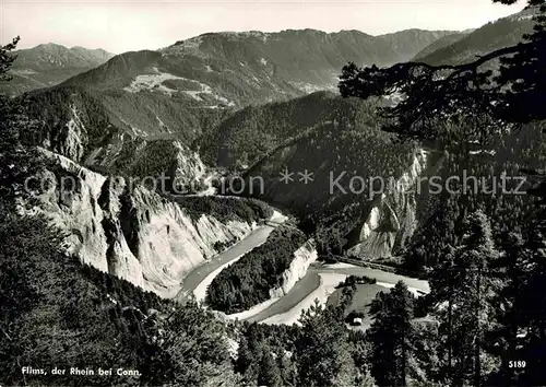 AK / Ansichtskarte Flims GR Rhein bei Conn  Kat. Flims Dorf