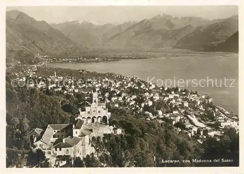 AK / Ansichtskarte Locarno TI Madonna del Sasso  Kat. Locarno