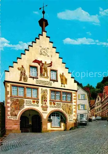 AK / Ansichtskarte Schiltach Rathaus Kat. Schiltach Schwarzwald