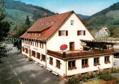 AK / Ansichtskarte Oberwolfach Gasthof Pension Hirschen Kat. Oberwolfach