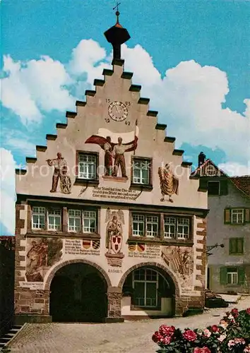 AK / Ansichtskarte Schiltach Rathaus Kat. Schiltach Schwarzwald