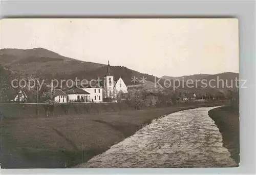 AK / Ansichtskarte Lautenbach Renchtal Teilansicht mit Kirche Kat. Lautenbach