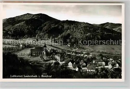 AK / Ansichtskarte Lautenbach Renchtal Ortsblick Kat. Lautenbach