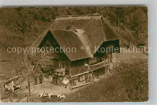 AK / Ansichtskarte Schiltach Schwarzwaelder Bauernhaus Kat. Schiltach Schwarzwald