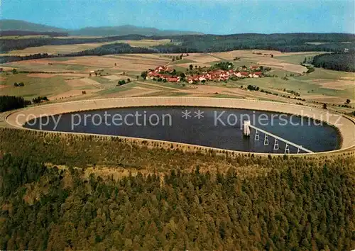 AK / Ansichtskarte Trausnitz Kraftwerksgruppe Jansen Hochspeicher Rabenleite Fliegeraufnahme Kat. Trausnitz