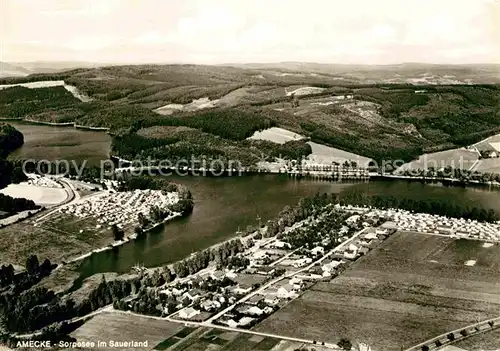 AK / Ansichtskarte Amecke Sorpesee Fliegeraufnahme Kat. Sundern (Sauerland)