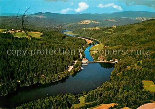 AK / Ansichtskarte Hoellensteinsee Kraftwerk Naturpark Bayerischer Wald Fliegeraufnahme Kat. Viechtach