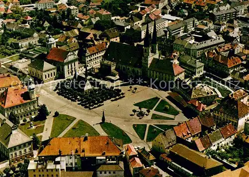 AK / Ansichtskarte Altoetting Kapellplatz Fliegeraufnahme Kat. Altoetting