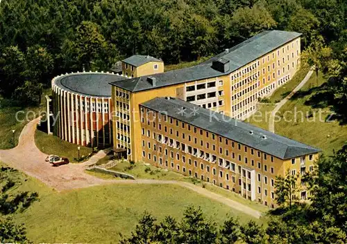 AK / Ansichtskarte Gemuenden Main Fliegeraufnahme Provinzhaus Kreuzschwestern  Kat. Gemuenden a.Main