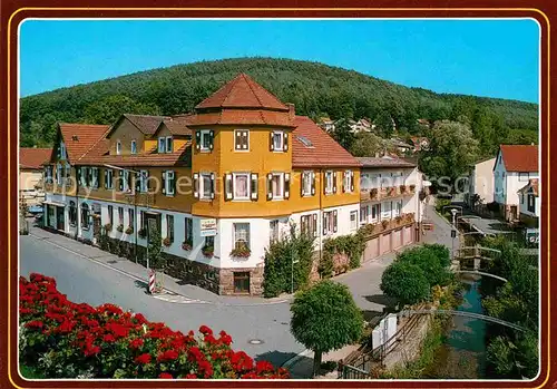 AK / Ansichtskarte Zell Odenwald Gasthof Pension zur Krone Kat. Bad Koenig