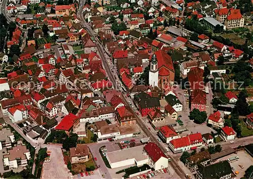 AK / Ansichtskarte Oberkirch Baden Stadtkern Fliegeraufnahme Kat. Oberkirch