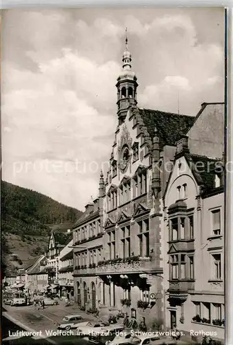 AK / Ansichtskarte Wolfach Rathaus Kat. Wolfach Schwarzwald