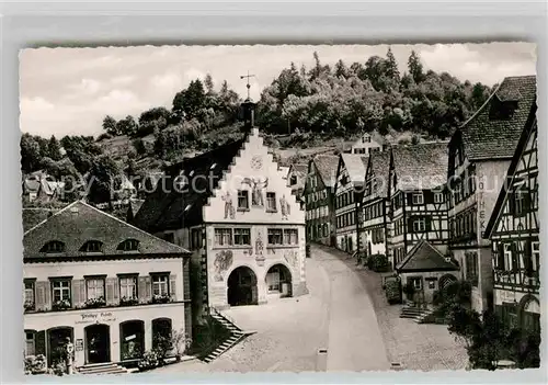 AK / Ansichtskarte Schiltach Rathaus Marktplatz Kat. Schiltach Schwarzwald