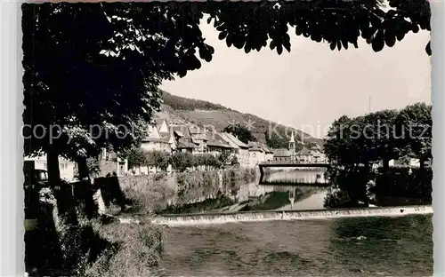 AK / Ansichtskarte Wolfach Partie an der Kinzig Kat. Wolfach Schwarzwald