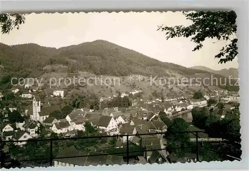 AK / Ansichtskarte Wolfach Teilansicht  Kat. Wolfach Schwarzwald