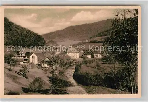 AK / Ansichtskarte Oberwolfach Teilansicht Kat. Oberwolfach