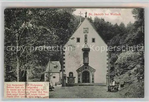 AK / Ansichtskarte Wolfach Kirche St Jacob Kat. Wolfach Schwarzwald