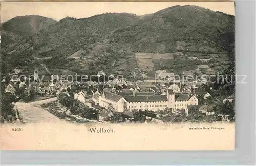 AK / Ansichtskarte Wolfach Panorama Schloss Kat. Wolfach Schwarzwald