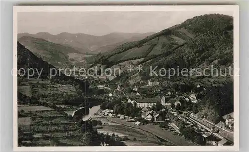 AK / Ansichtskarte Wolfach Panorama Kat. Wolfach Schwarzwald