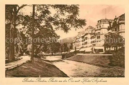 AK / Ansichtskarte Baden Baden Hotel Stephanie Kat. Baden Baden