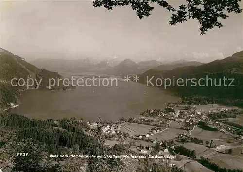 AK / Ansichtskarte St Gilgen Wolfgangsee Blick vom Plombergstein