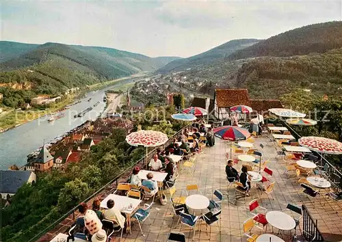 AK / Ansichtskarte Hirschhorn Neckar Burgterrasse  Kat. Hirschhorn (Neckar)