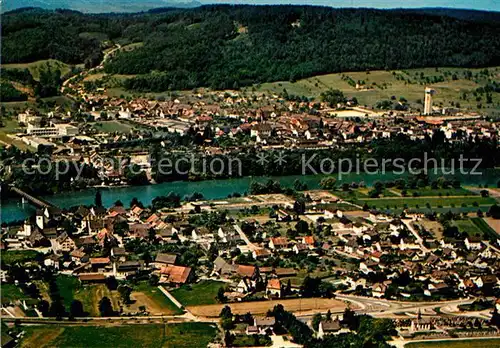 AK / Ansichtskarte Rheinheim Zurzach Fliegeraufnahme Kat. Kuessaberg