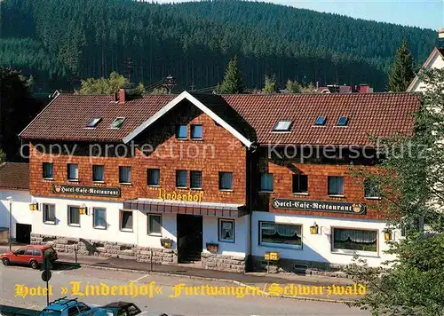 AK / Ansichtskarte Furtwangen Hotel Restaurant Lindenhof Kat. Furtwangen im Schwarzwald