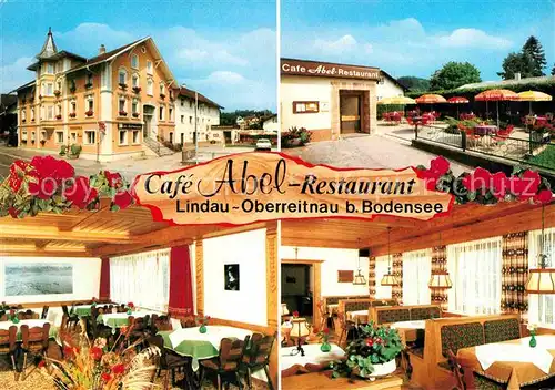 AK / Ansichtskarte Oberreitnau Cafe Restaurant Abel Kat. Lindau (Bodensee)