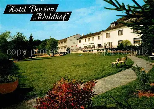 AK / Ansichtskarte Schuerdt Hotel Pension Waldhof Kat. Schuerdt