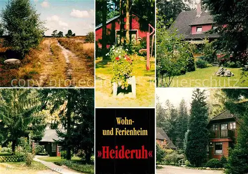 AK / Ansichtskarte Buchholz Nordheide Wohn Ferienheim Heideruh Kat. Buchholz in der Nordheide